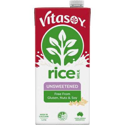 Vitasoy Unsweetened UHT Rice Milk 1l