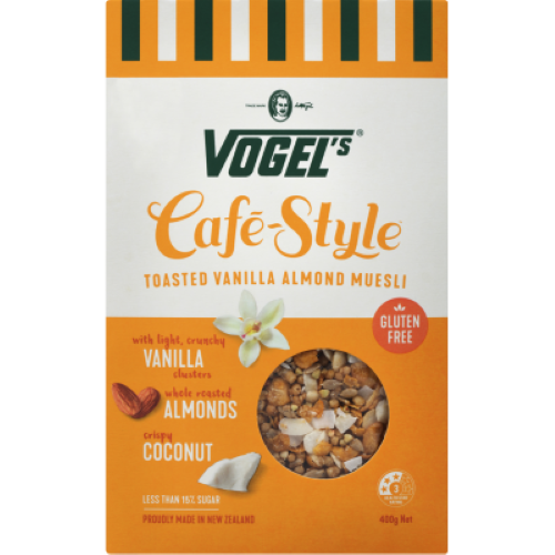 Vogel's Cafe-Style Toasted Vanilla Almond Muesli 400g