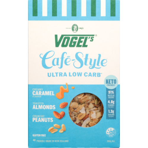 Vogel's Cafe-Style Ultra Low Carb Caramel Muesli 380g