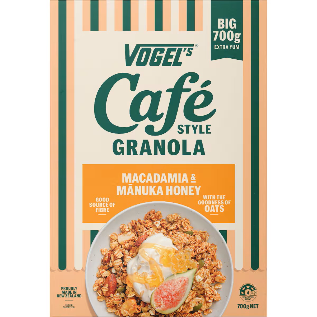 Vogel's Cafe Style Manuka & Macadamia Granola 700g