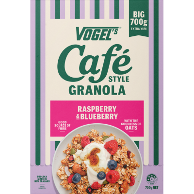 Vogel's Cafe Style Raspberry & Blueberry Granola 700g