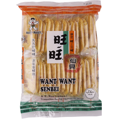 Want Want Senbei Rice Crackers 92g