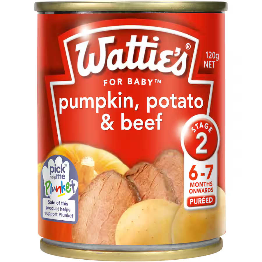 Wattie's For Baby Pumpkin Potato & Beef 6-7 Months 120g