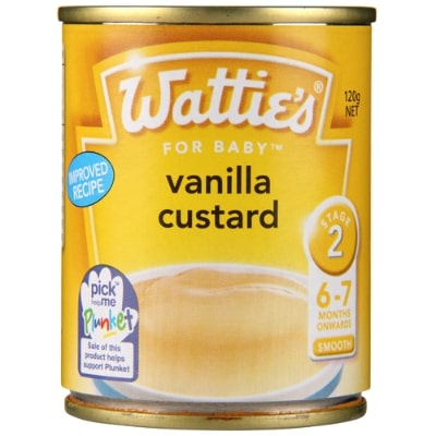 Wattie's For Baby Vanilla Custard 6-7 Months+ 120g