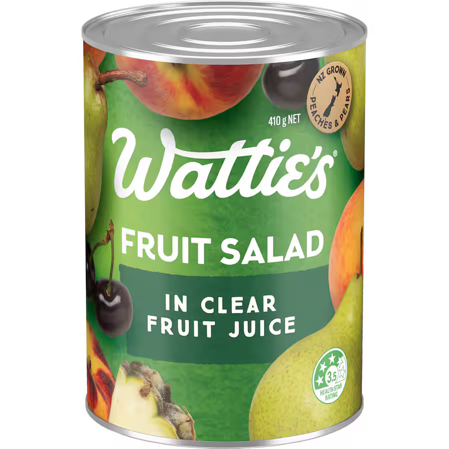 Wattie's Fruit Salad In Clear Fruit Juice 410g