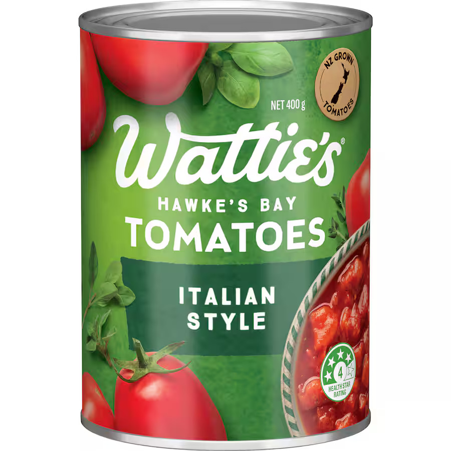 Wattie's Italian Style Tomatoes 400g