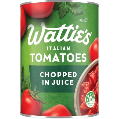 Wattie's Italian Tomatoes Chopped In Juice 400g