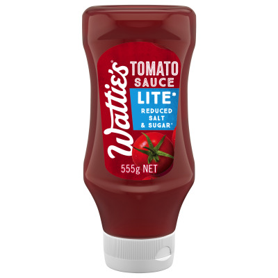 Wattie's Lite Reduced Salt & Sugar Tomato Sauce 555g
