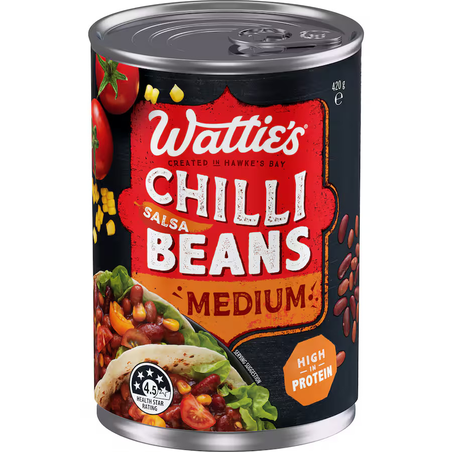 Wattie's Medium Salsa Chilli Beans 420g