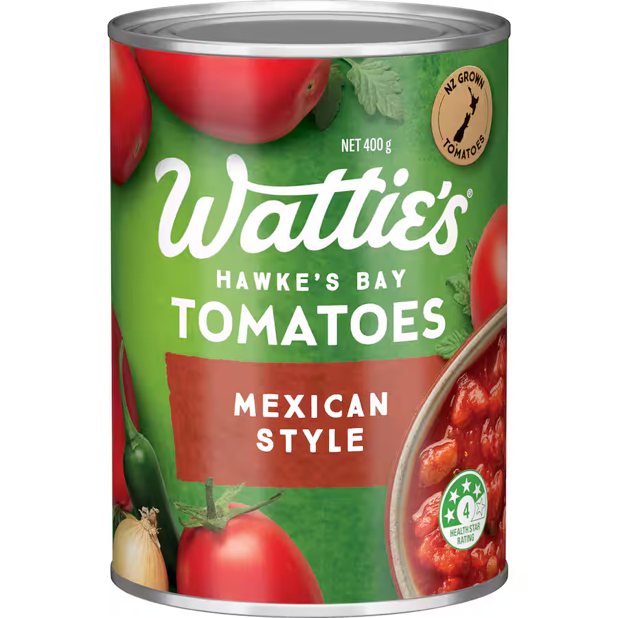 Wattie's Mexican Style Tomatoes 400g