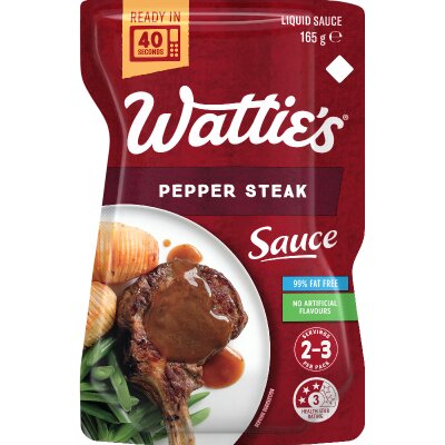 Wattie's Pepper Steak Liquid Sauce 165g