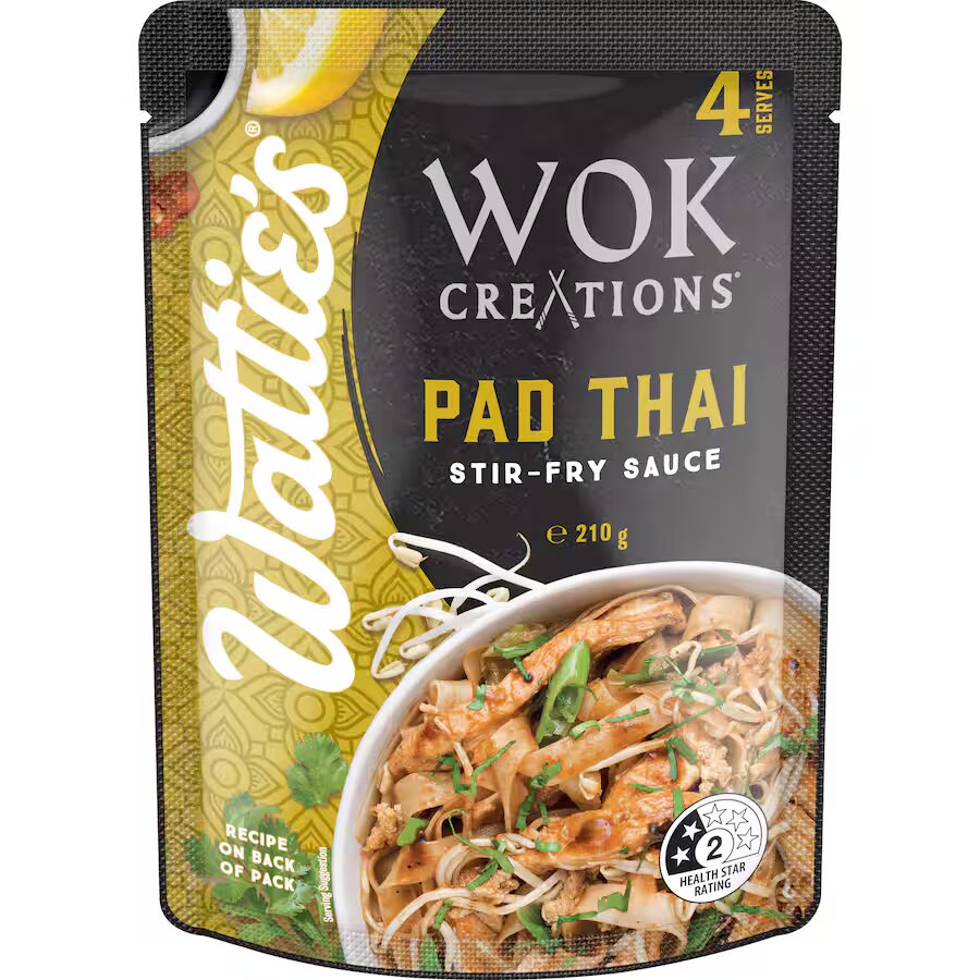 Wattie's Wok Creations Pad Thai Stir-Fry Sauce 210g