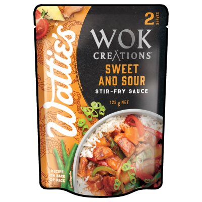 Wattie's Wok Creations Sweet & Sour Stir-Fry Sauce 125g