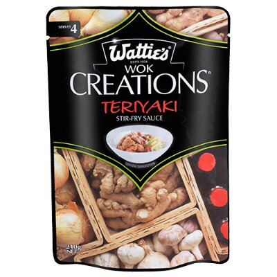 Wattie's Wok Creations Teriyaki Stir Fry Sauce 210g