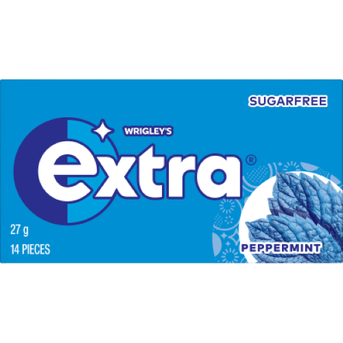 Wrigley's Extra Peppermint Sugar Free Chewing Gum 27g