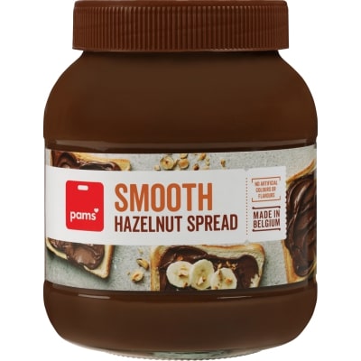 Pams Hazelnut Smooth Spread 750g