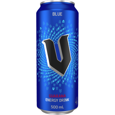 V Blue Guarana Energy Drink 500ml
