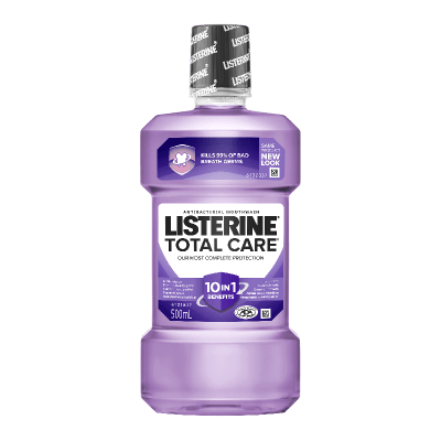 Listerine Total Care Clean Mint Mouthwash 500ml
