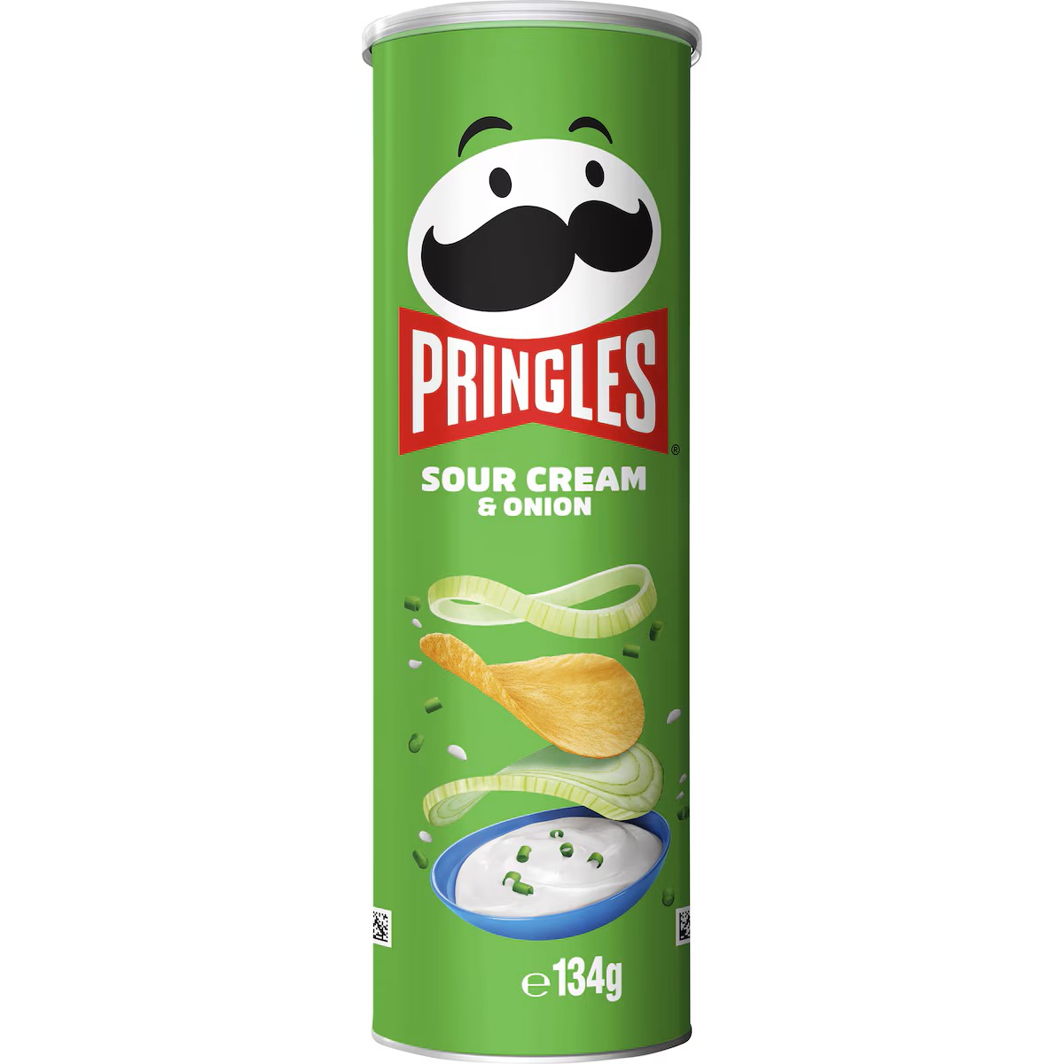 Pringles Sour Cream & Onion Potato Chips 134g