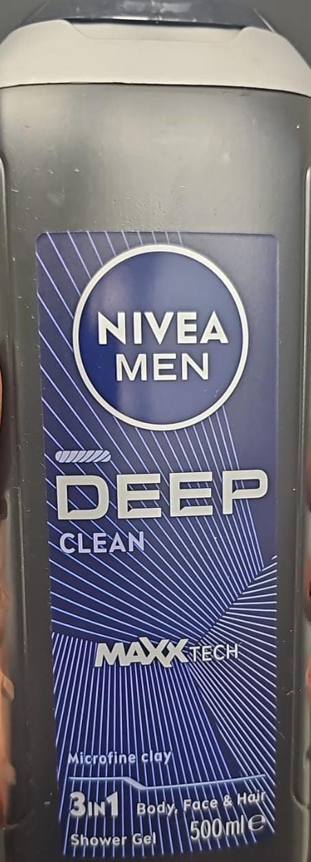 Nivea Men Deep Clean 3-in-1 Shower Gel