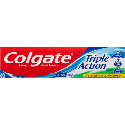 Colgate Triple Action Original Mint Toothpaste 110g